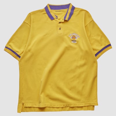 Los Angeles Lakers 2000s Polo - Yellow - XL by Fanatics Real Vintage