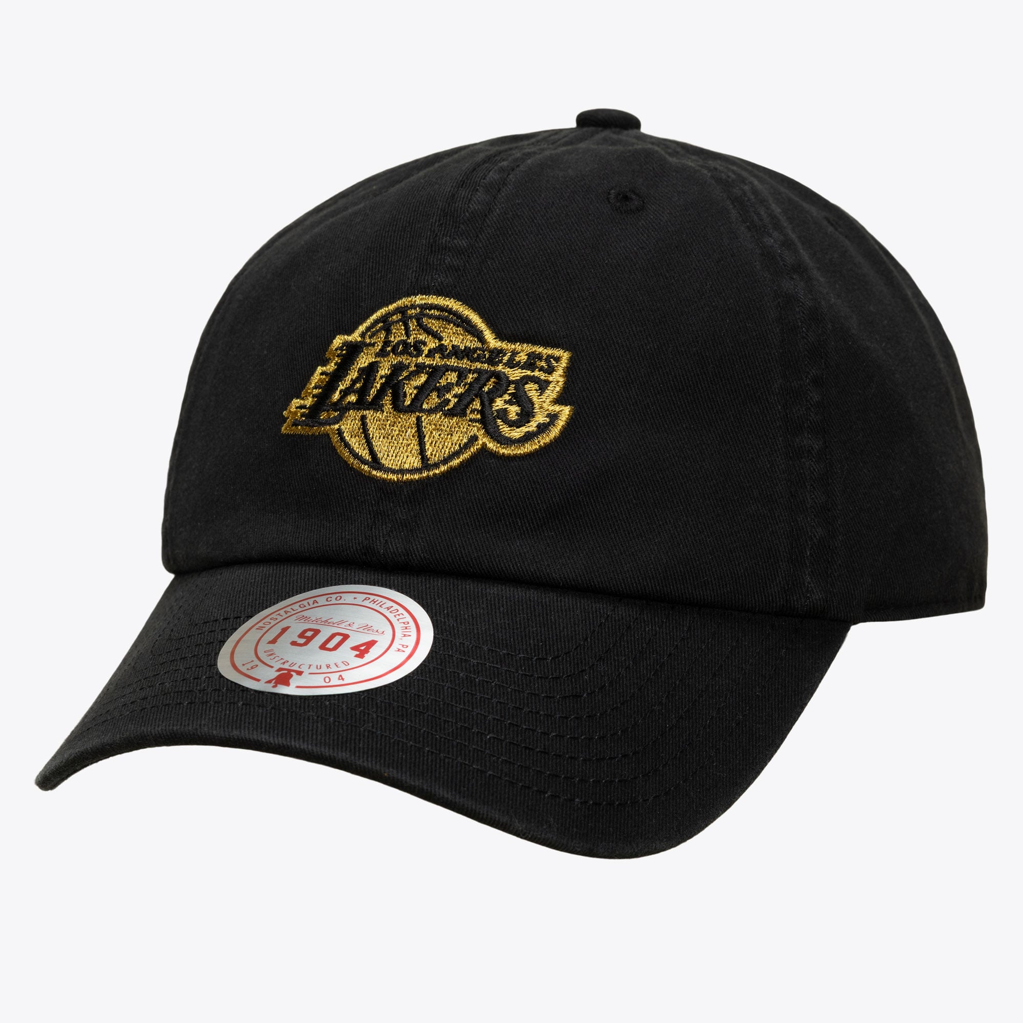 Los Angeles Lakers Black & Gold 1904 Dad Adjustable Hat