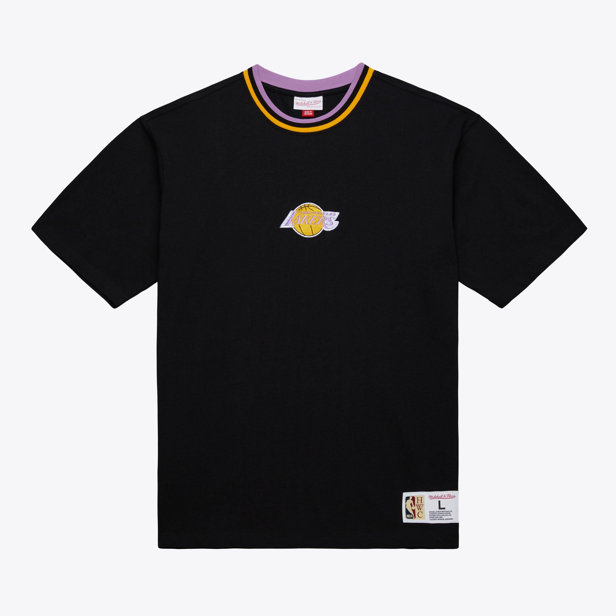 Los Angeles Lakers Black Playmaker Vintage T-Shirt