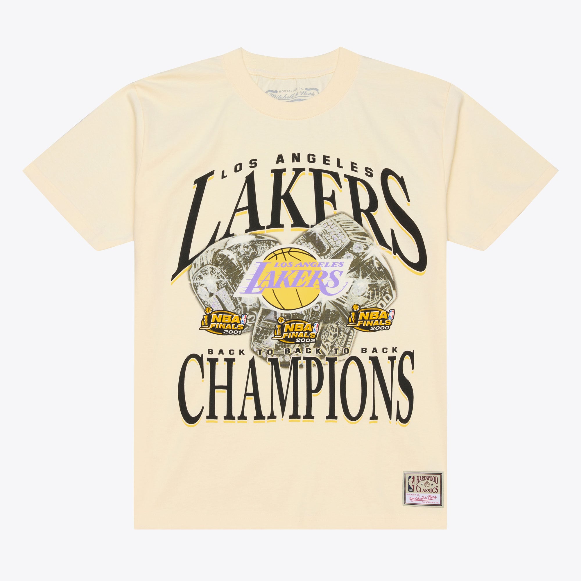 Los Angeles Lakers Cream Champions Heritage T-Shirt