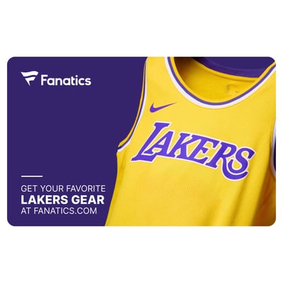Los Angeles Lakers Fanatics eGift Card ($10 - $500)