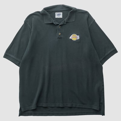 Los Angeles Lakers Lee Apparel 90s Polo - Black - XL by Fanatics Real Vintage