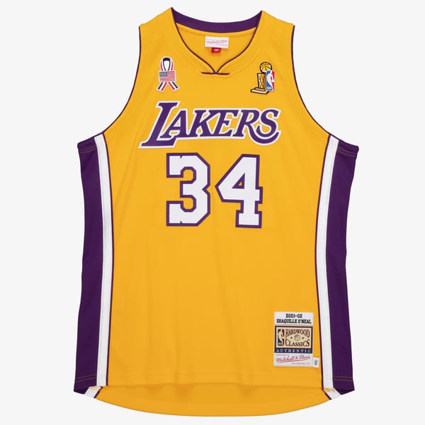 Mitchell & Ness ロサンゼルス・レイカーズ シャキール・オニール 2001 