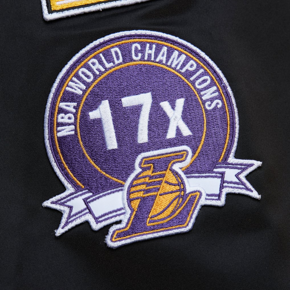Mitchell & Ness ロサンゼルス・レイカーズ ライトウェイト サテン 
