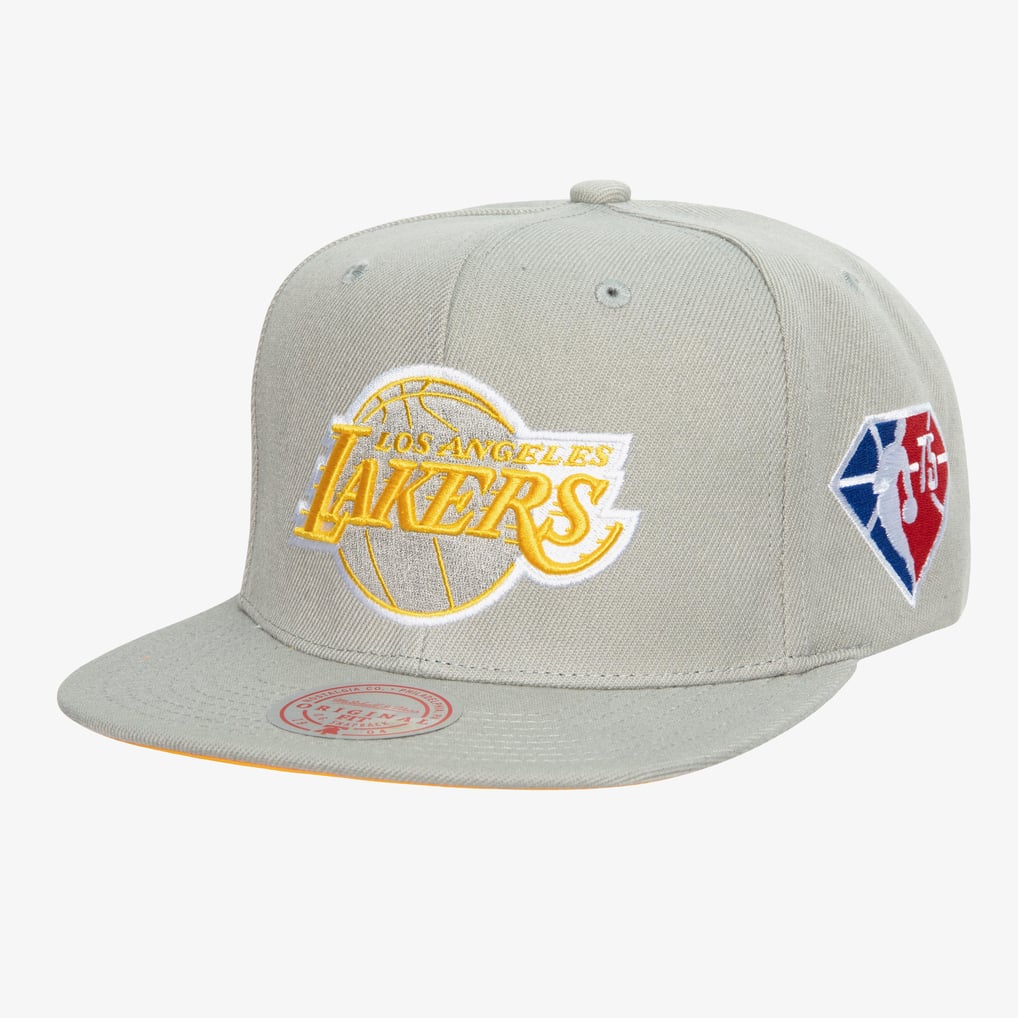 Mitchell & Ness ロサンゼルス・レイカーズ スナップバックキャップ 75th