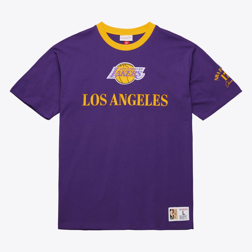 Mitchell & Ness ロサンゼルス・レイカーズ チーム OG 3.0 Tシャツ