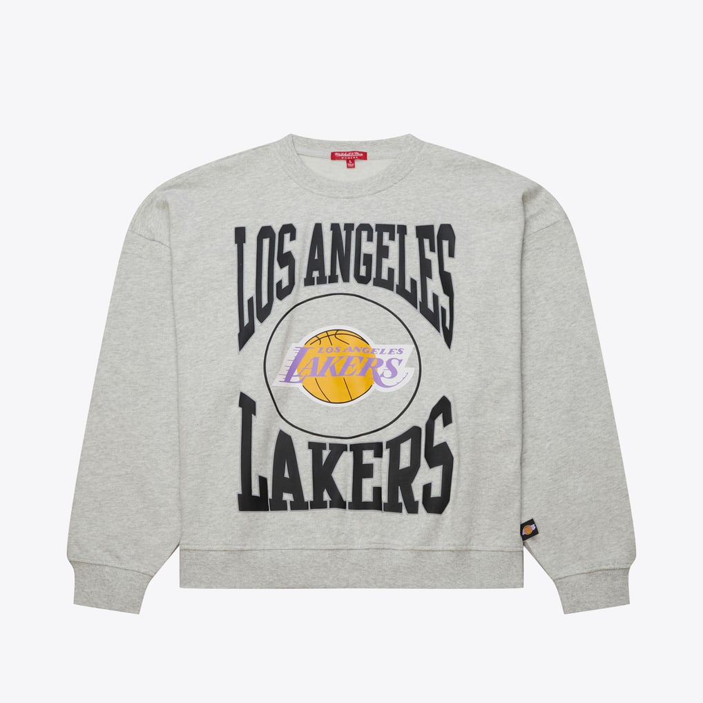 Mitchell & Ness ロサンゼルス・レイカーズ ライトウェイト クルー 