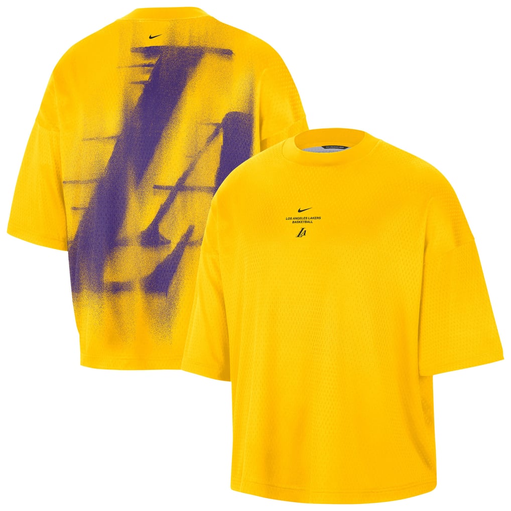 Los Angeles Lakers Nike 2026 Standard Issue Pre-Game Performance T ...