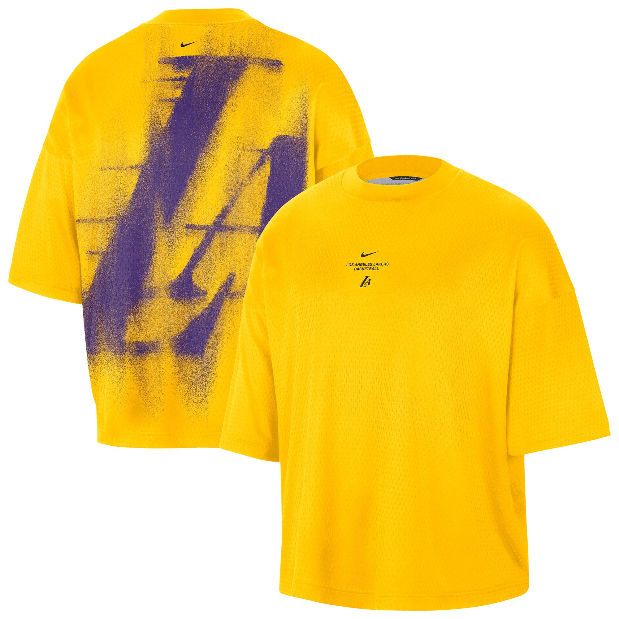 Los Angeles Lakers Nike 2026 Standard Issue Pre-Game Performance T ...