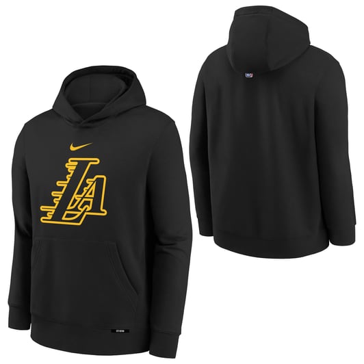 Pull à Capuche New Era Los Angeles Lakers - Édition City 2022/23 - Taille L Noir - Neuf