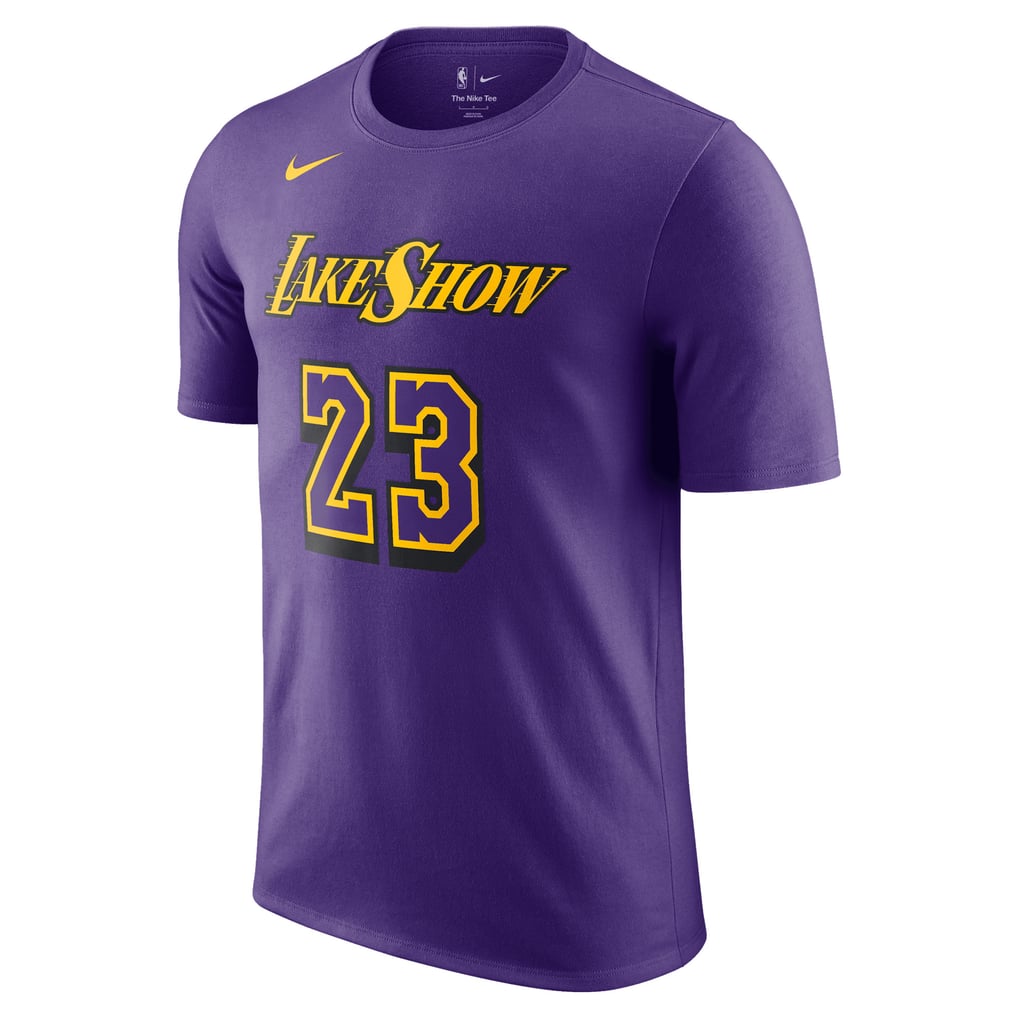 Los Angeles Lakers Nike City Edition Essential Name & Number  display picture 1