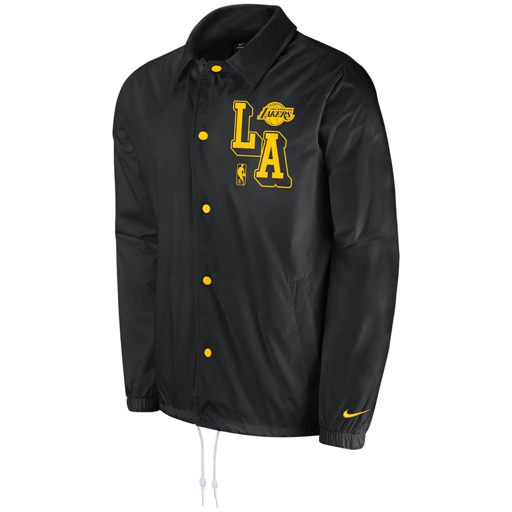 Los Angeles Lakers Nike Courtside Coach Jacket - Mens