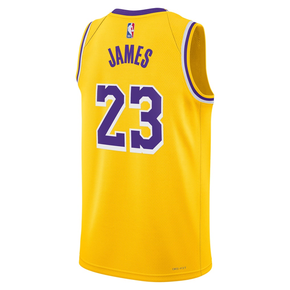 Los Angeles Lakers Nike Icon Swingman Jersey - Gold - LeBron  display picture 1