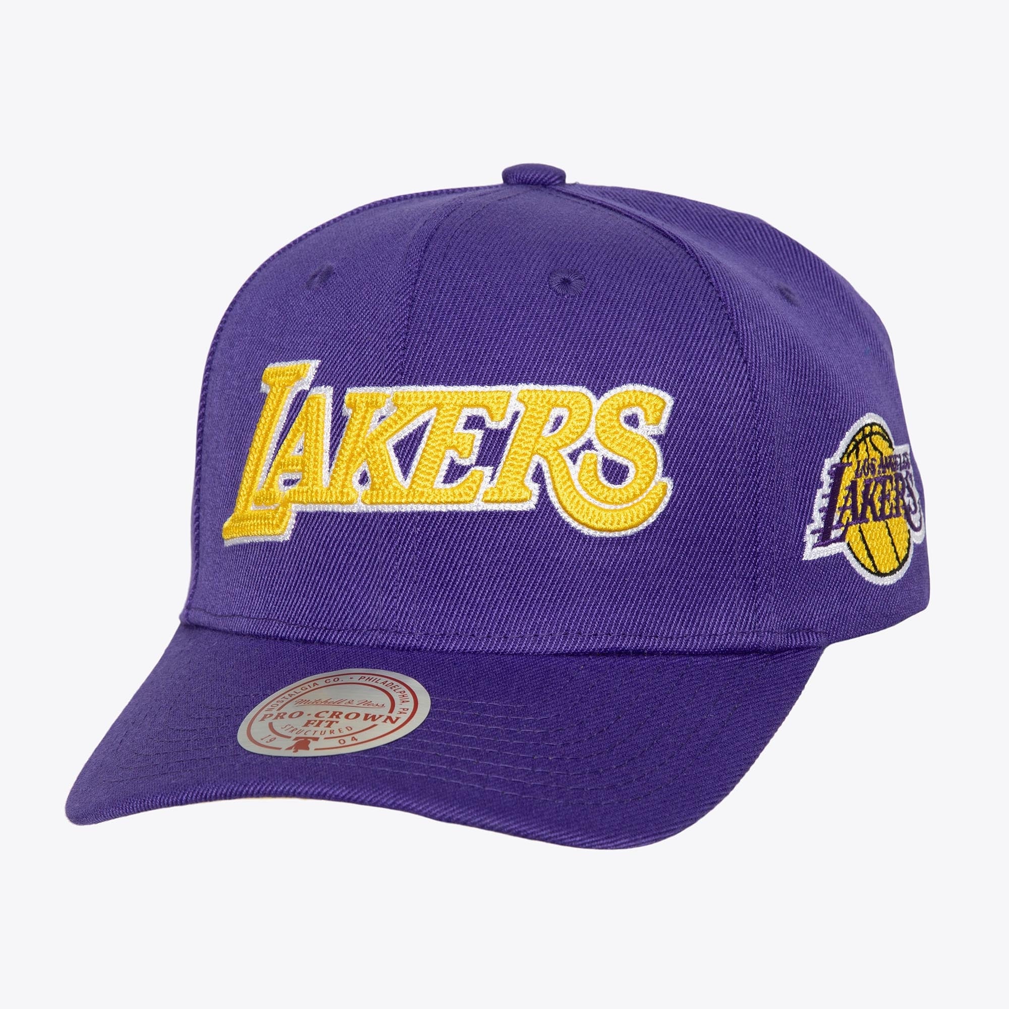 Los Angeles Lakers Purple Chain Gang Pro Crown Snapback Hat