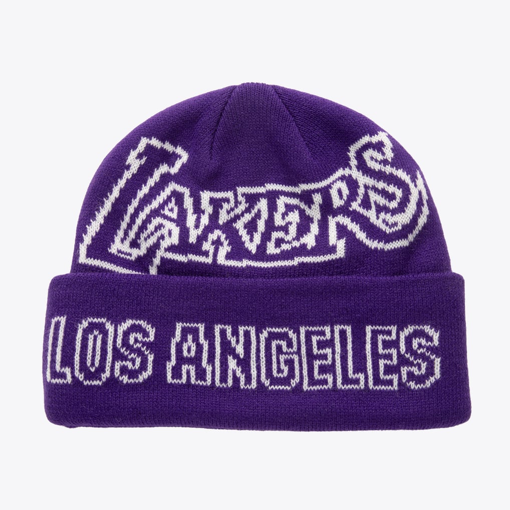 LA Lakers Beanie Purple and white Adult Unisex NWT Amazon.com: Ultra Game NBA Los Angeles Lakers Purple/White  main image 4