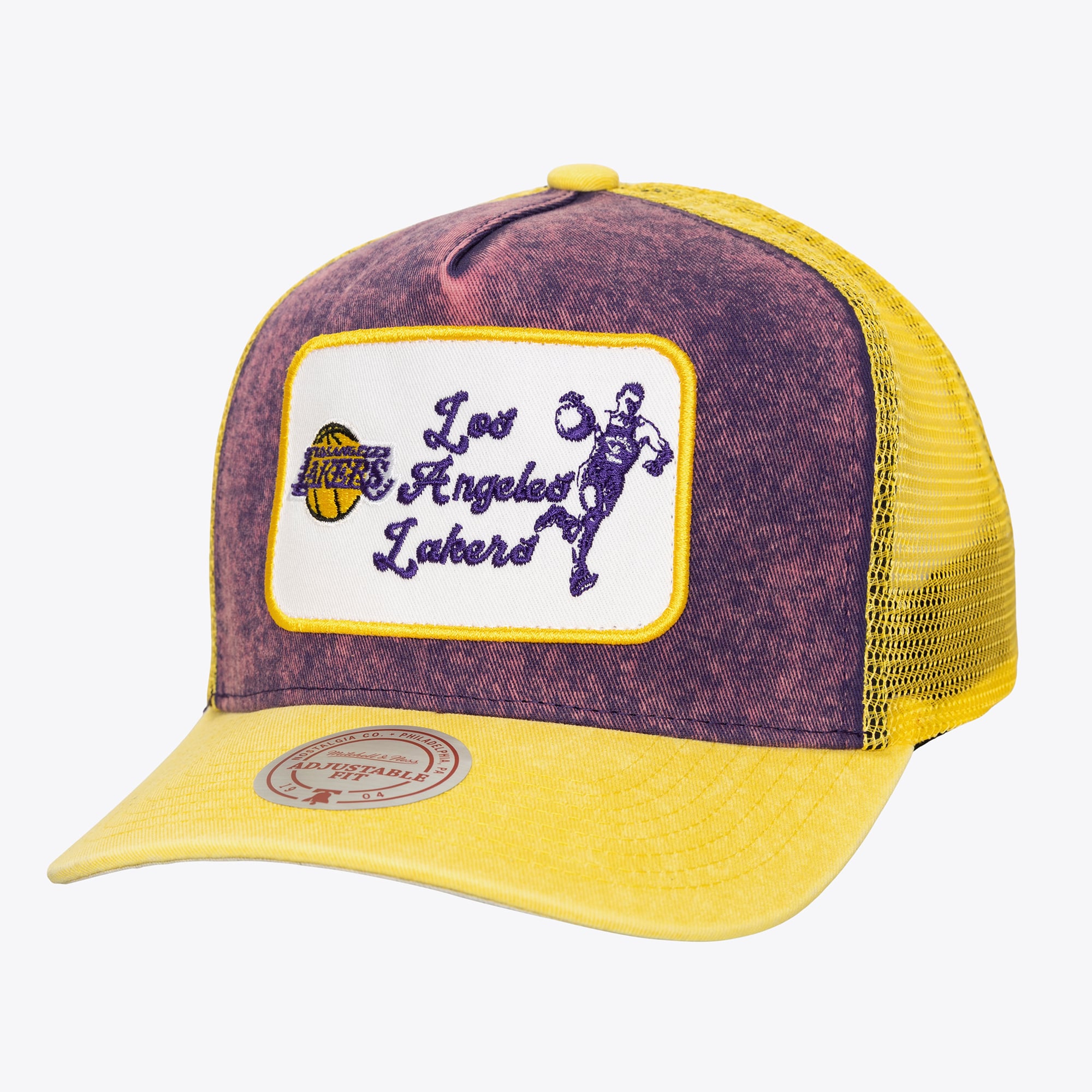 Los Angeles Lakers Purple Hometown Trucker Adjustable Hat