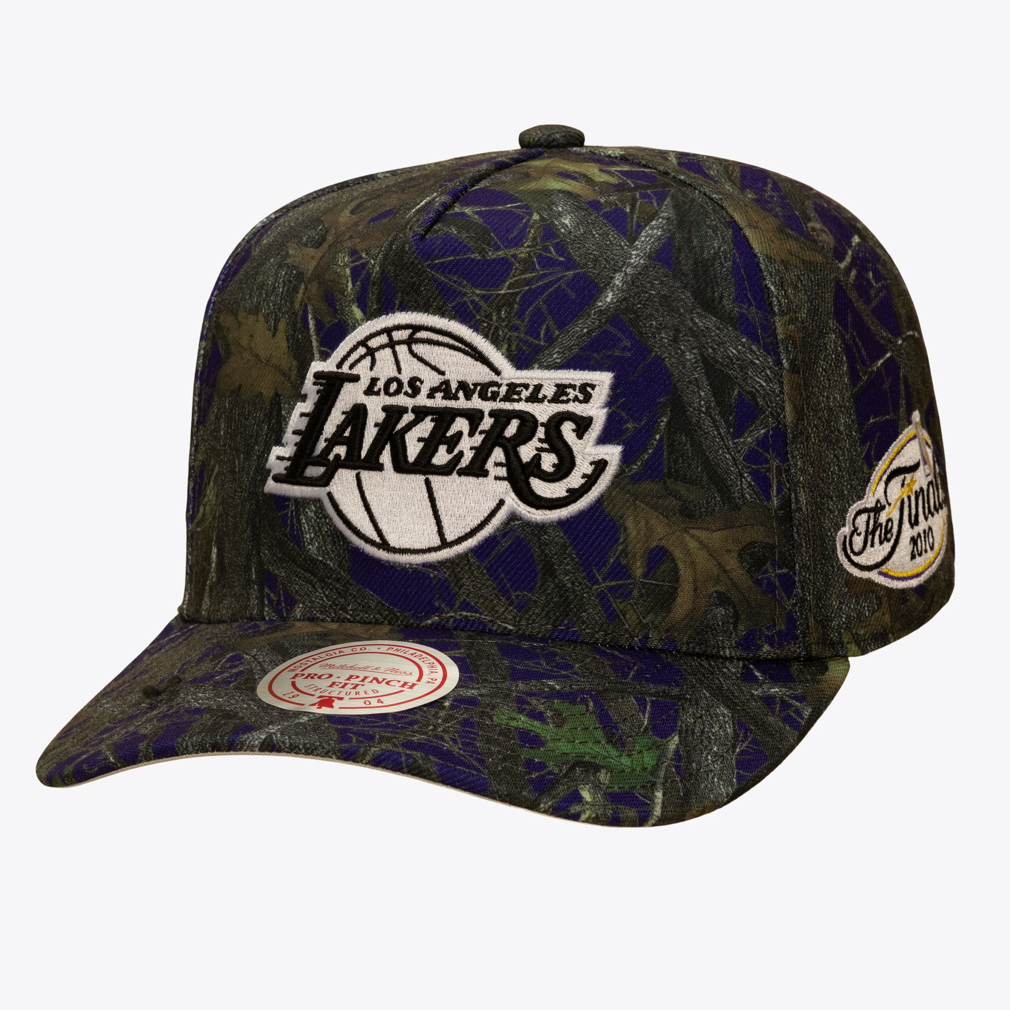Los Angeles Lakers Purple Quiet Blaze Pro Pinch Snapback Hat