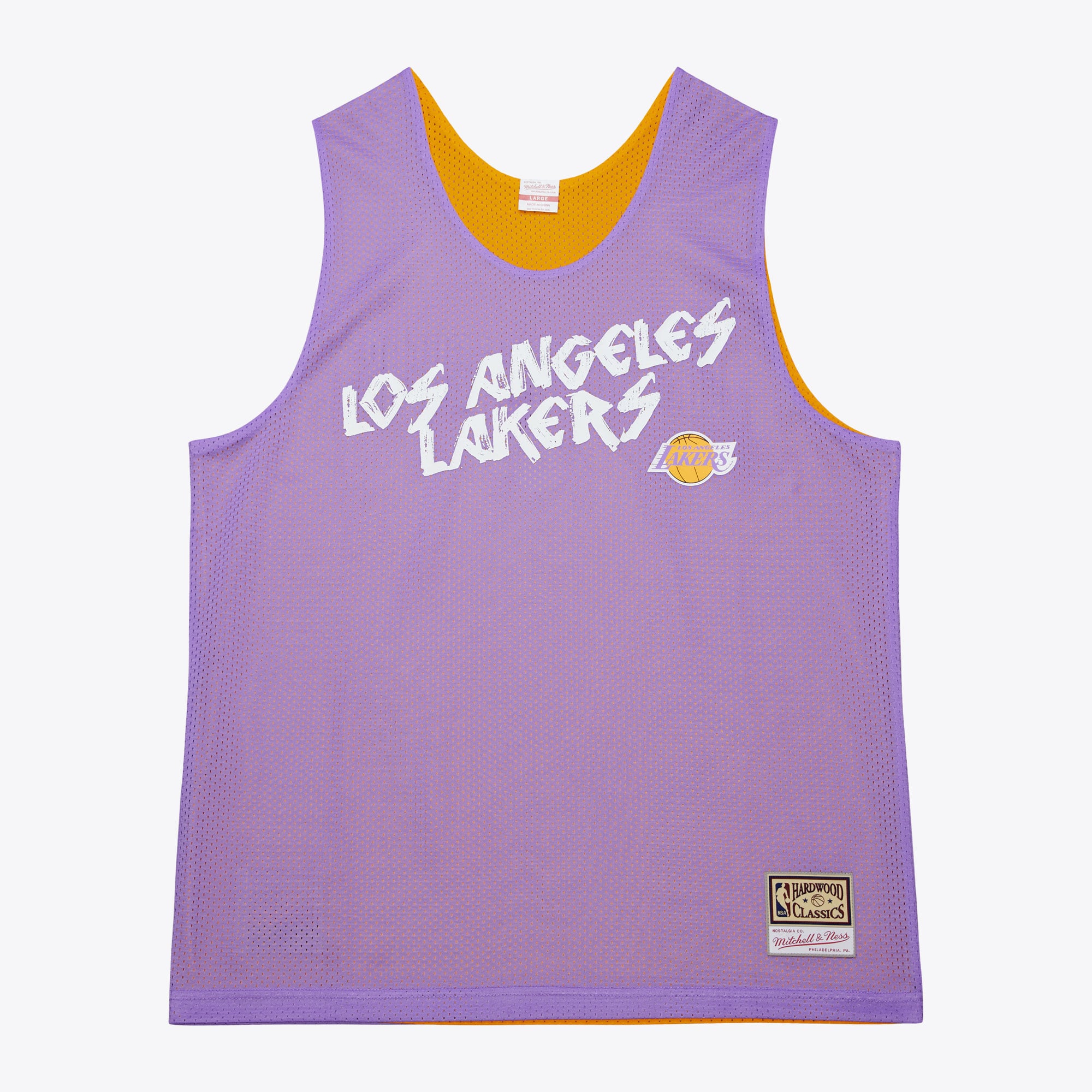 Los Angeles Lakers Purple Team Glory Reversible Mesh Tank Top
