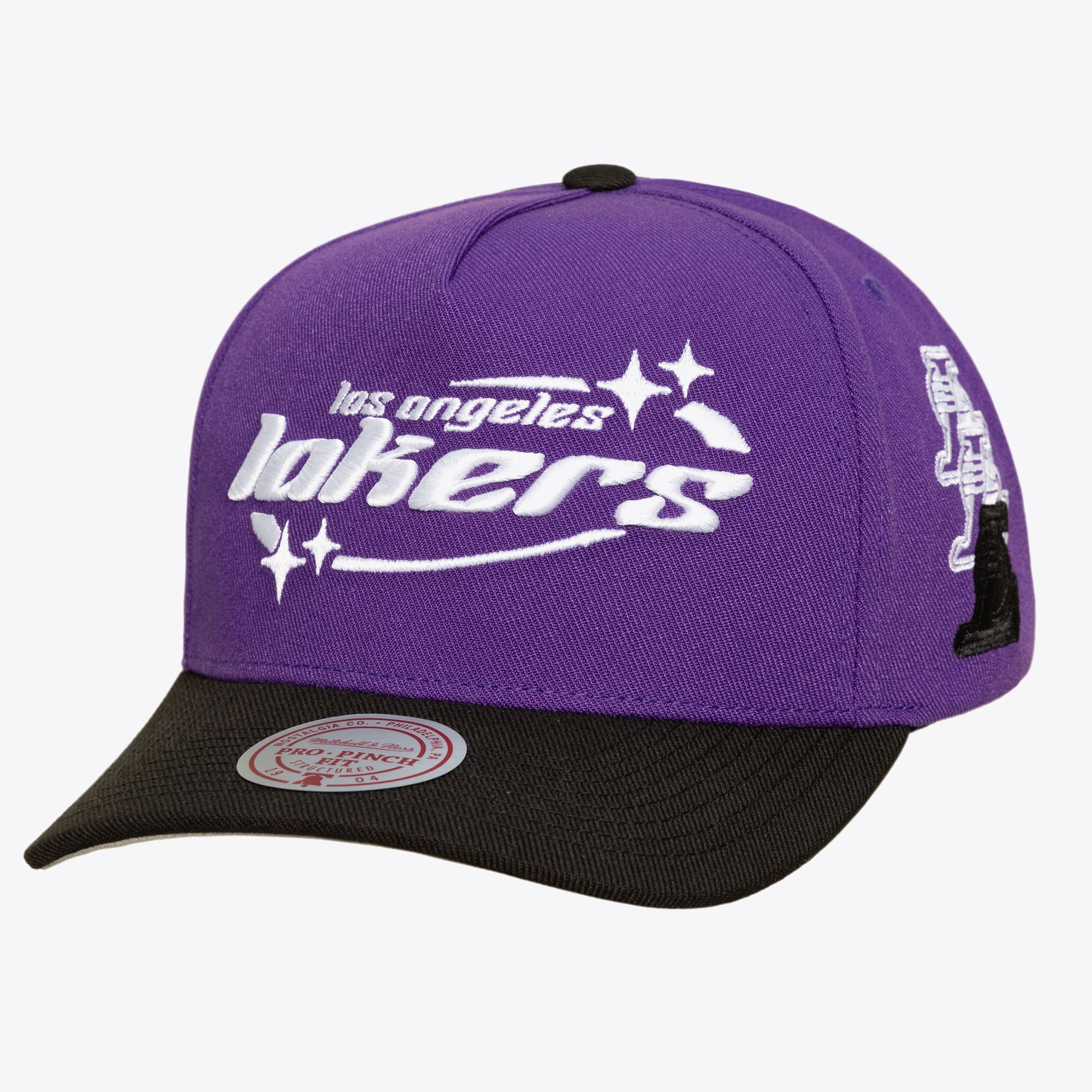 Los Angeles Lakers Purple/Black 404 Club Starz Pro Pinch Snapback Hat