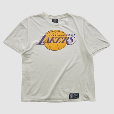 Los Angeles Lakers UNK 2010s T-shirt - White - M by Fanatics Real Vintage