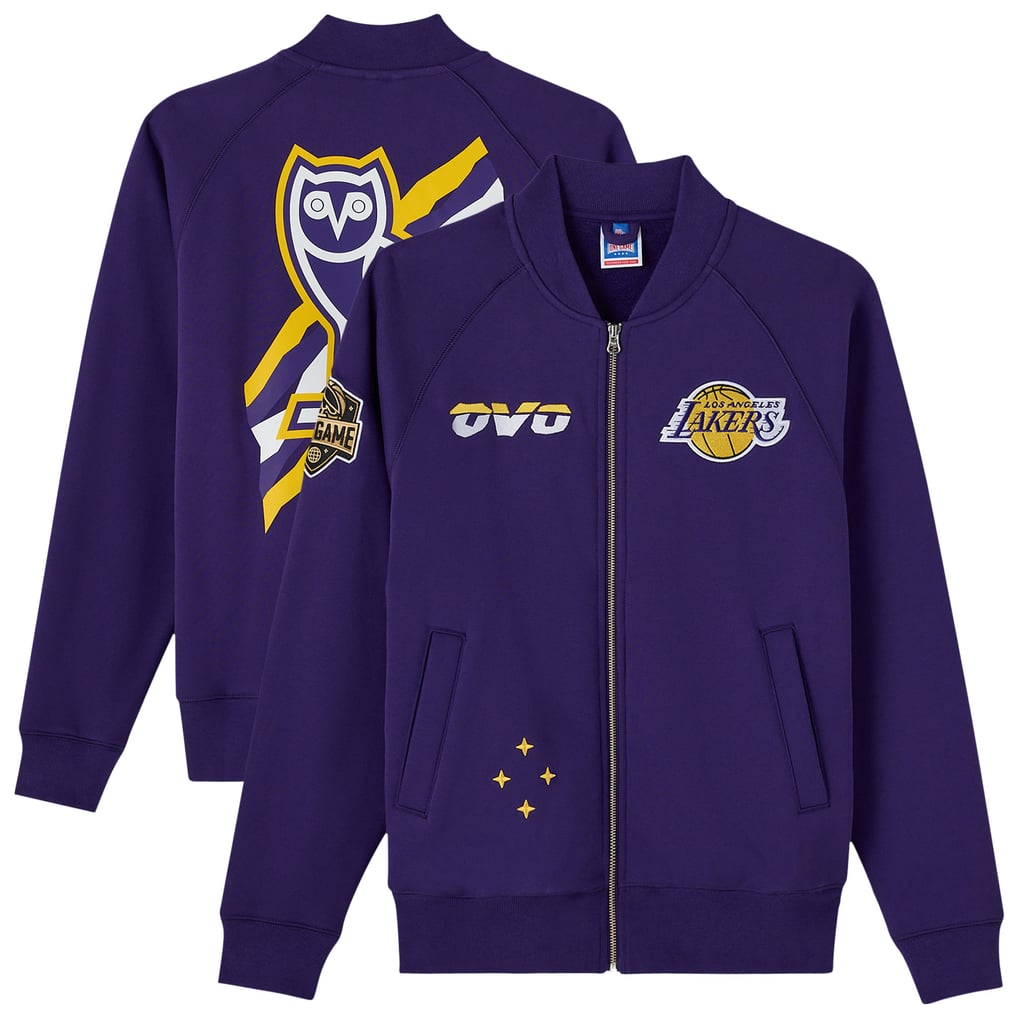OVO ロサンゼルス・レイカーズ フリース ジップ ジャケット メンズ