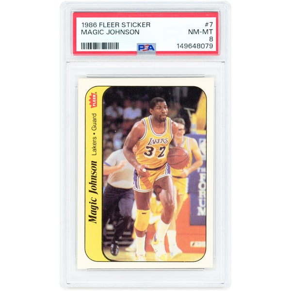 Magic Johnson Autographed Singles Trading Cards, Signed Magic 