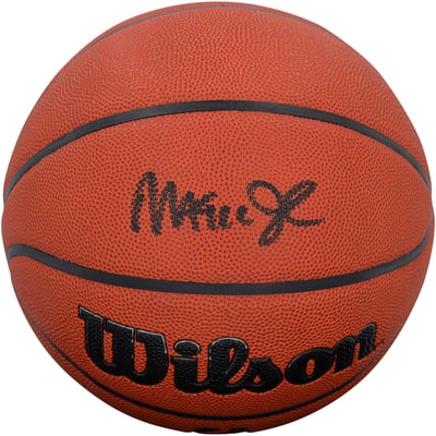 Magic Johnson Los Angeles Lakers Autographed Fanatics Authentic Wilson Authentic Series Indoor/Outdoor Basketball