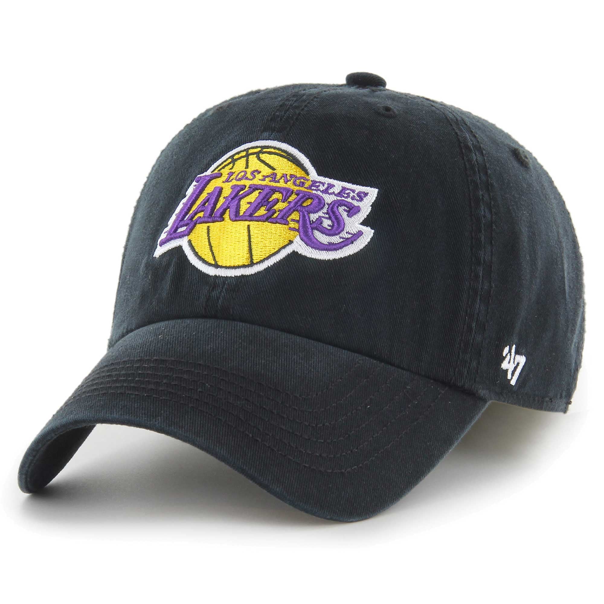 Men's Los Angeles Lakers '47 Black Classic Franchise Fitted Hat