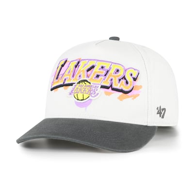  Los Angeles Lakers '47 City Paint Hitch Adjustable Hat - Cream/Black