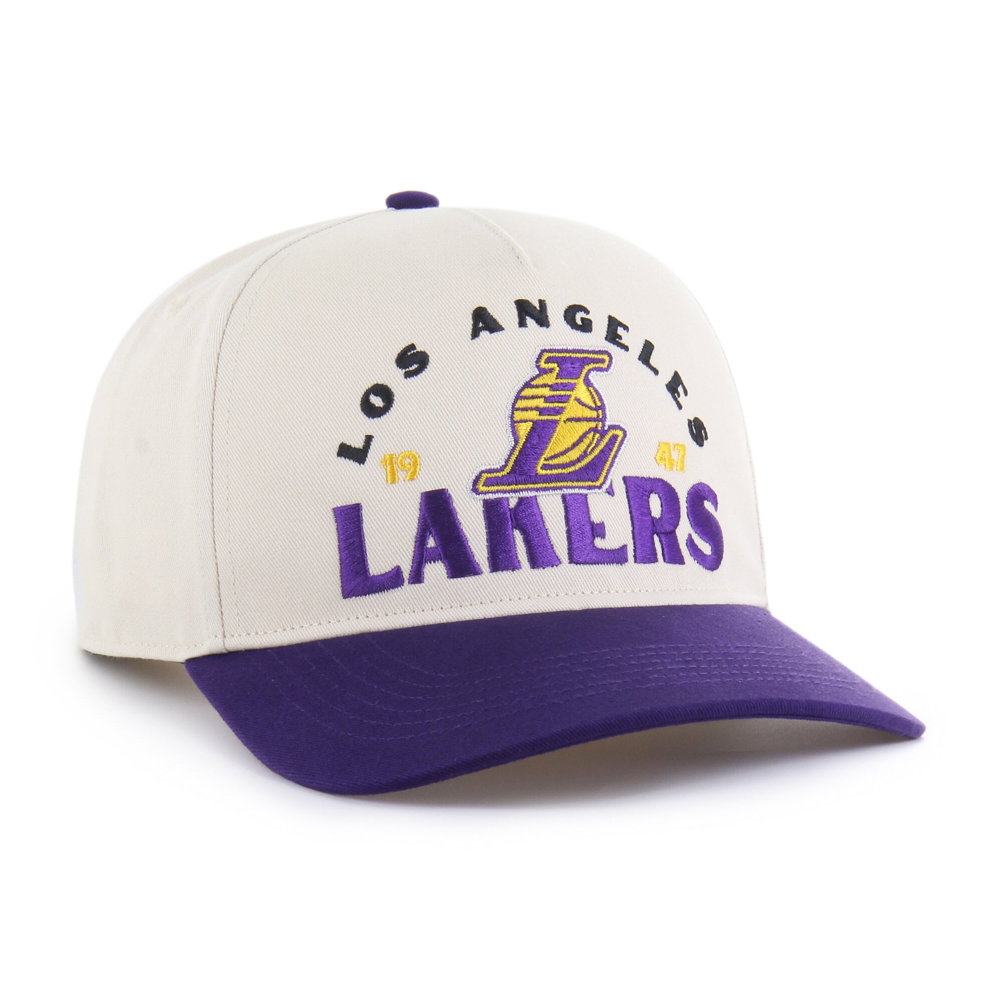 Casquette ajustable Arcitext Hitch '47 Natural Los Angeles Lakers pour homme
