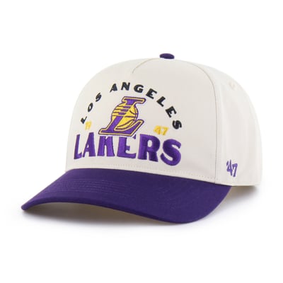 Los Angeles Lakers '47 Arcitext Hitch Adjustable Hat - Natural