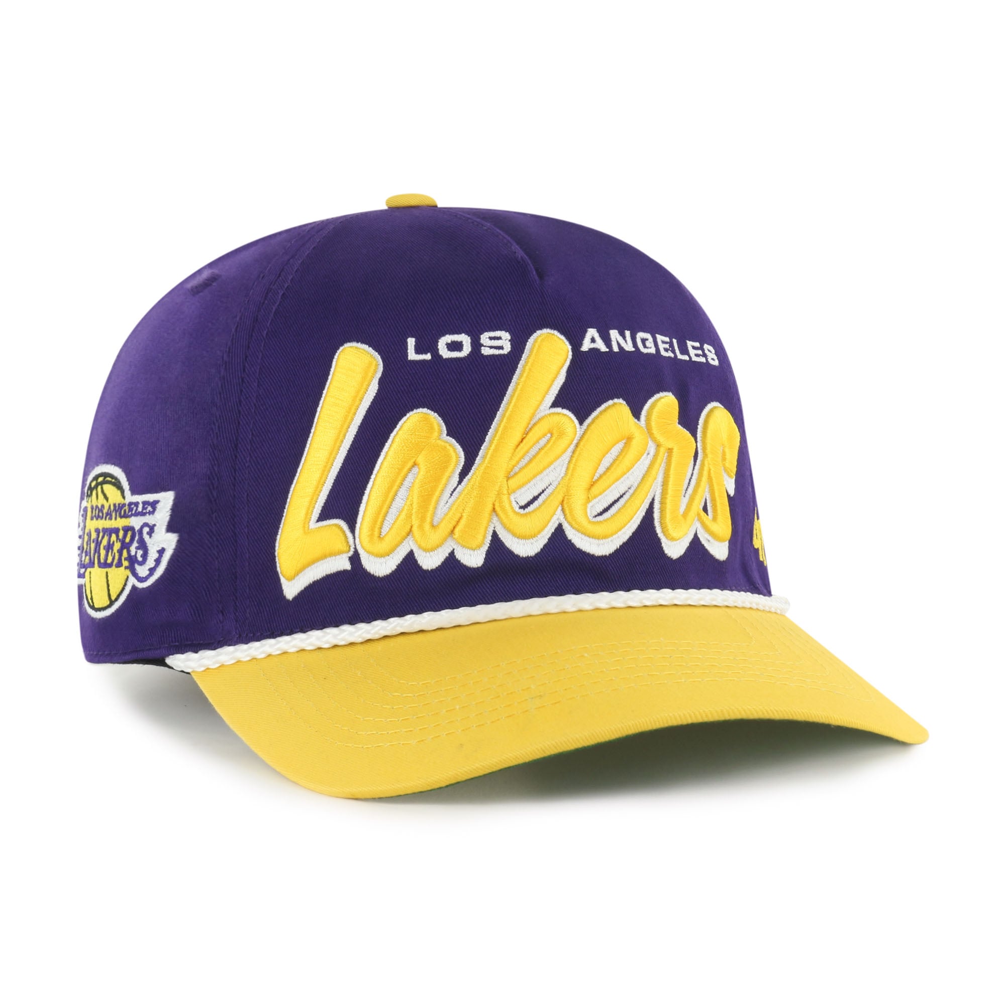 Men's Los Angeles Lakers '47 Purple/Gold Dropshadow Rope Hitch Adjustable Hat