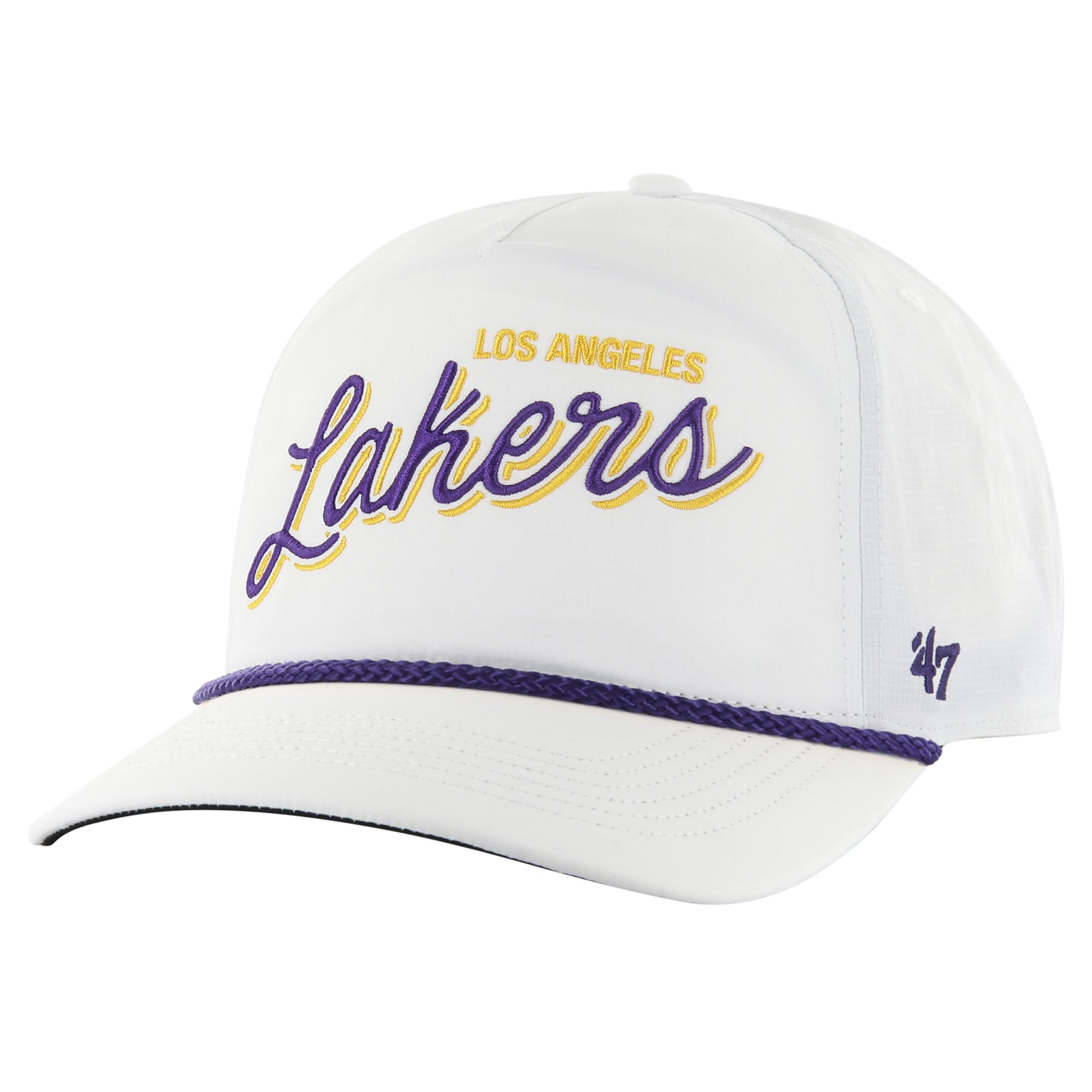 Men's Los Angeles Lakers '47 White Fairway Hitch brrr Adjustable Hat