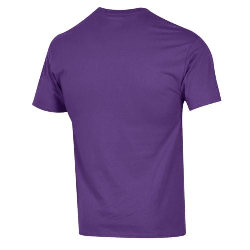 T-shirt en coton violet Champion Los Angeles Lakers pour homme
