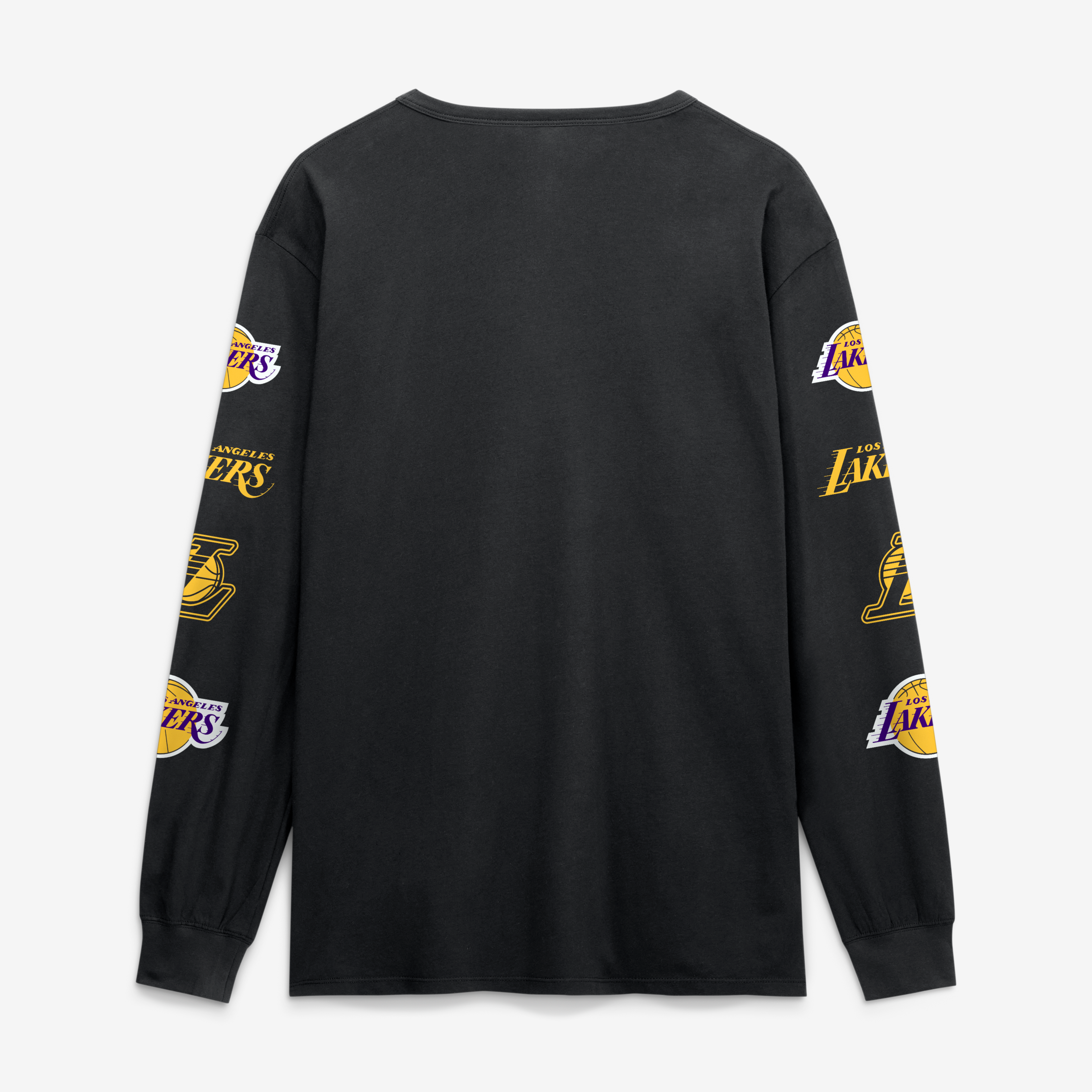 Men's Fanatics Black Los Angeles Lakers Jump Higher Legacy Long Sleeve T-Shirt