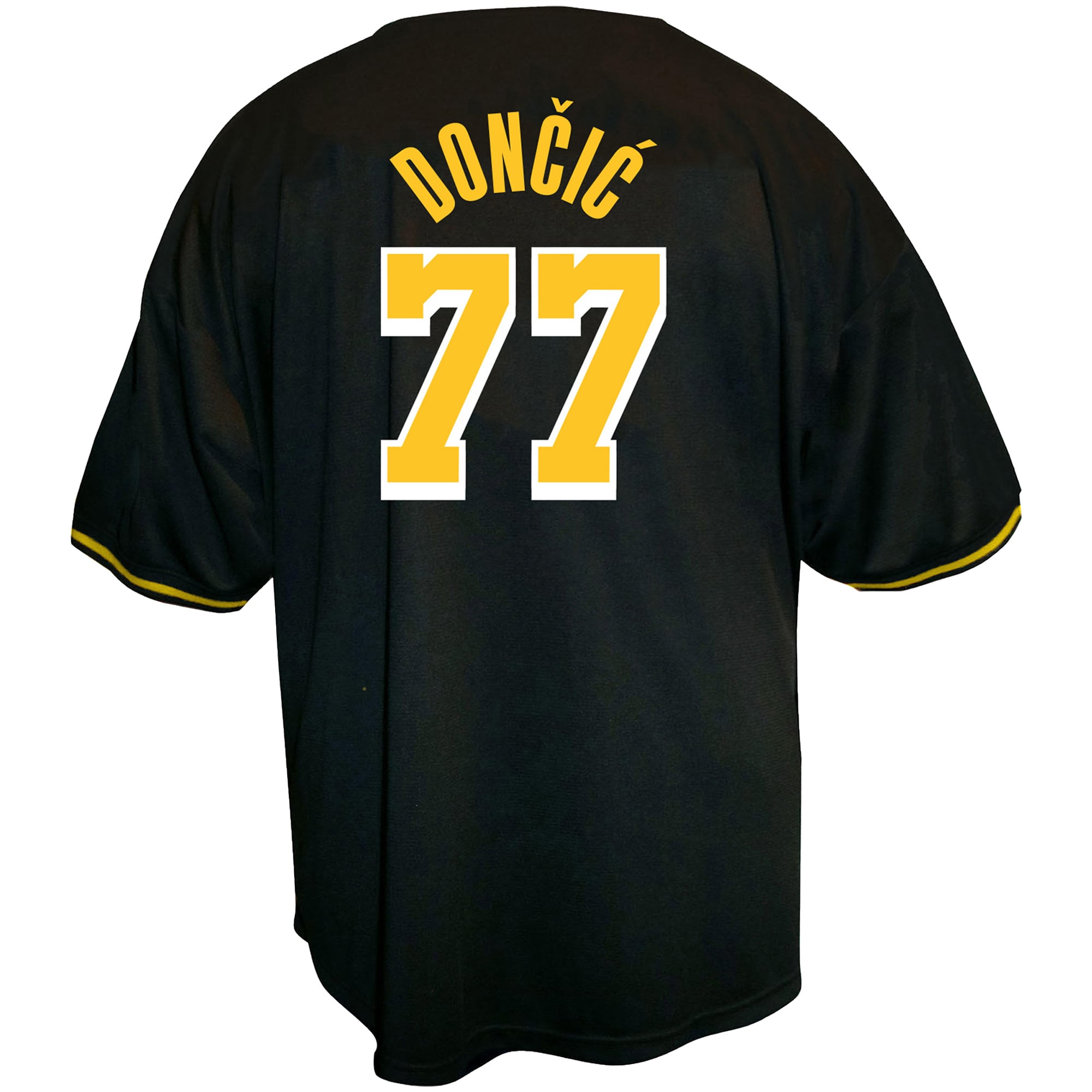 Men's Fanatics Luka Dončić Black Los Angeles Lakers Big & Tall Name Number Fashion Jersey