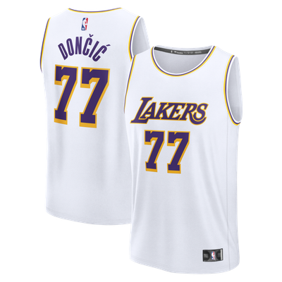 Luka Dončić Los Angeles Lakers Fanatics Fast Break Jersey - Association Edition - White