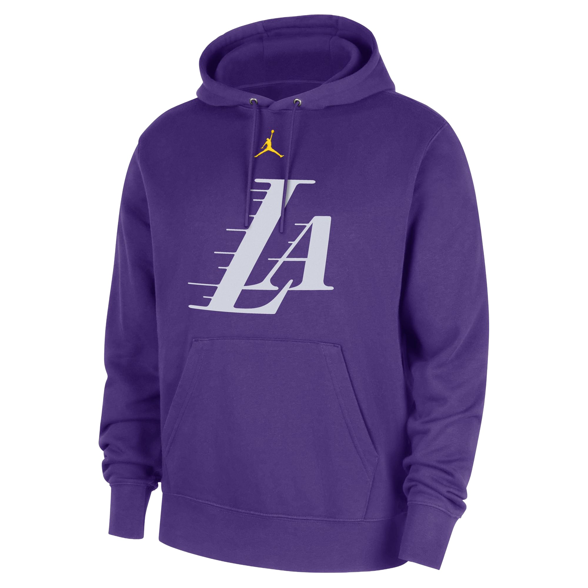 Sweat à capuche Jordan Brand violet Los Angeles Lakers Statement Edition Club Fleece pour homme
