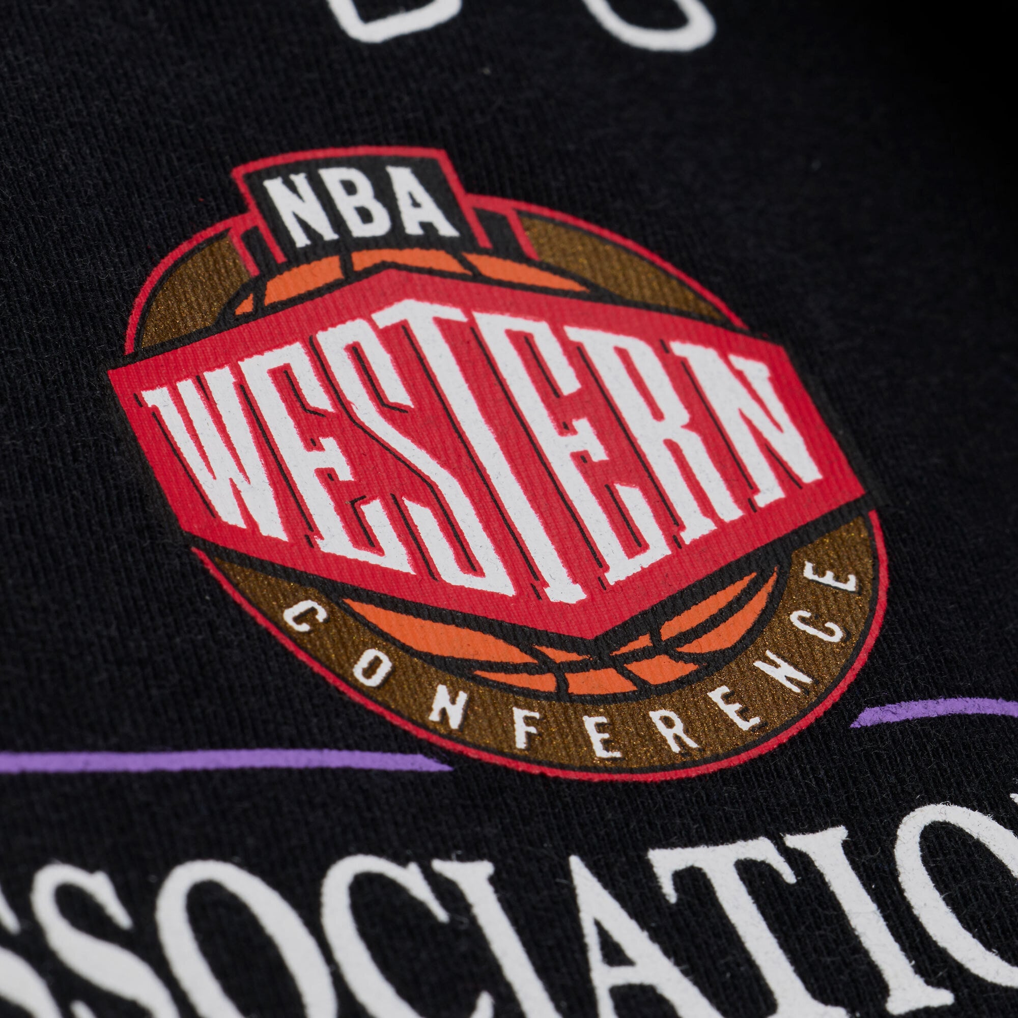 Men's Mitchell & Ness  Black Los Angeles Lakers Core Graphic T-Shirt