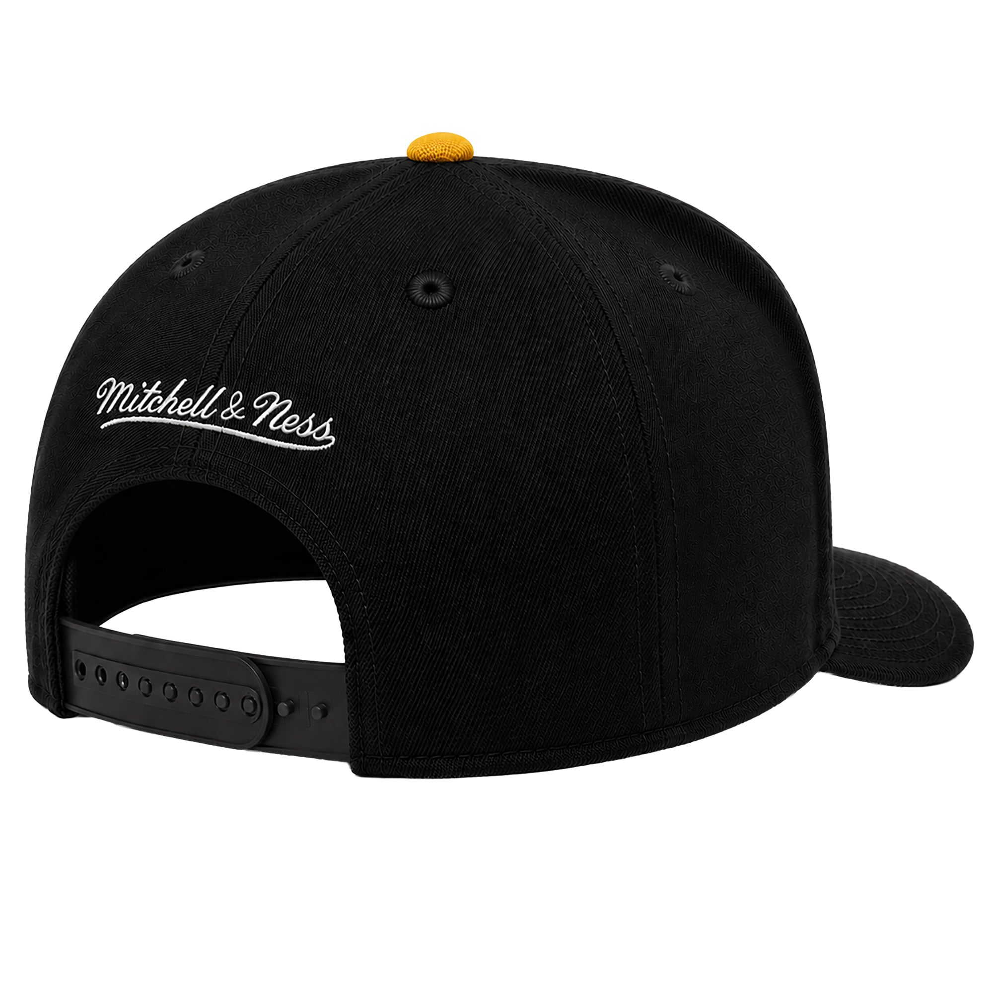 Men's Mitchell & Ness Black Los Angeles Lakers Legendary Home A-Frame Snapback