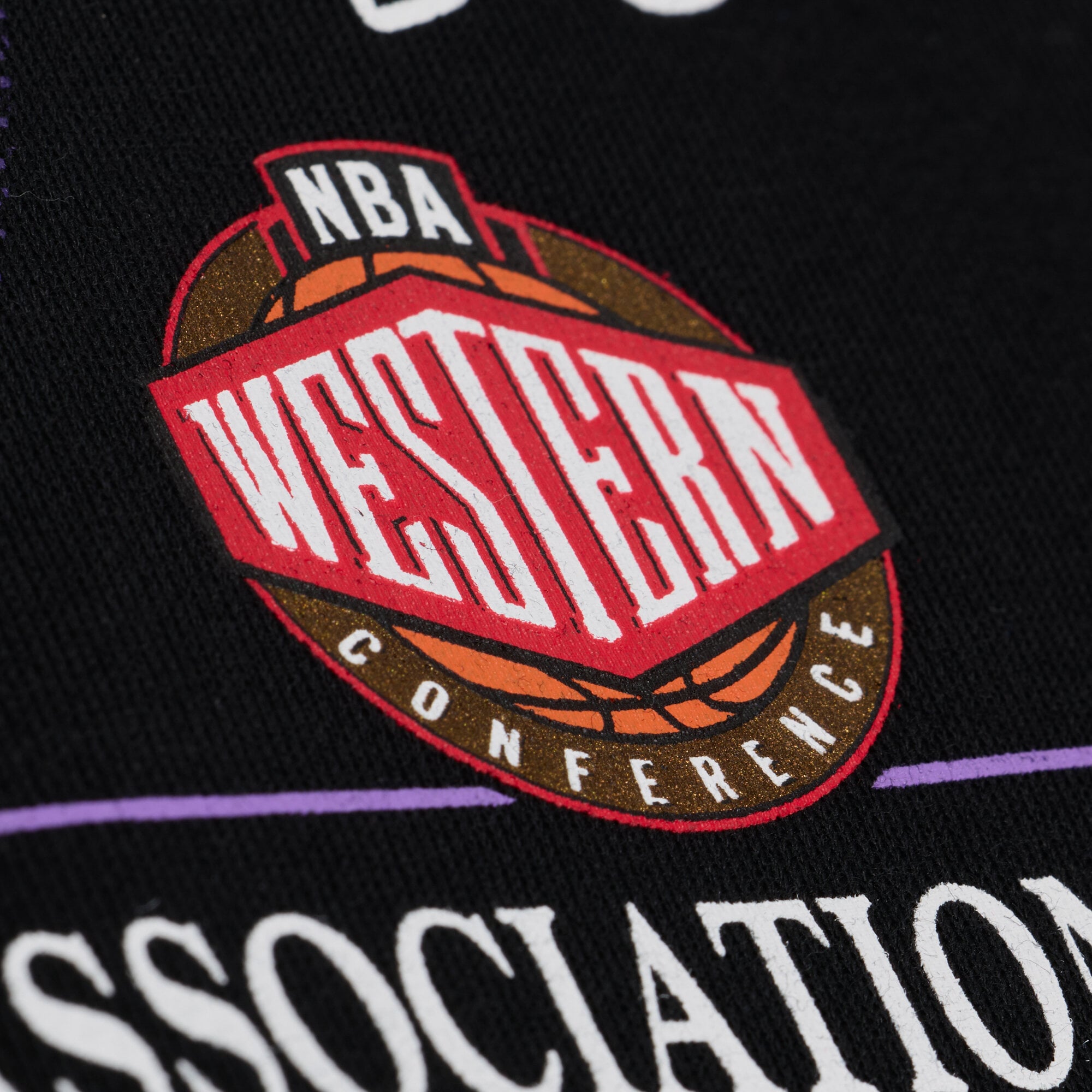 Men's Mitchell & Ness Black Los Angeles Lakers Street Graphics Hoodie