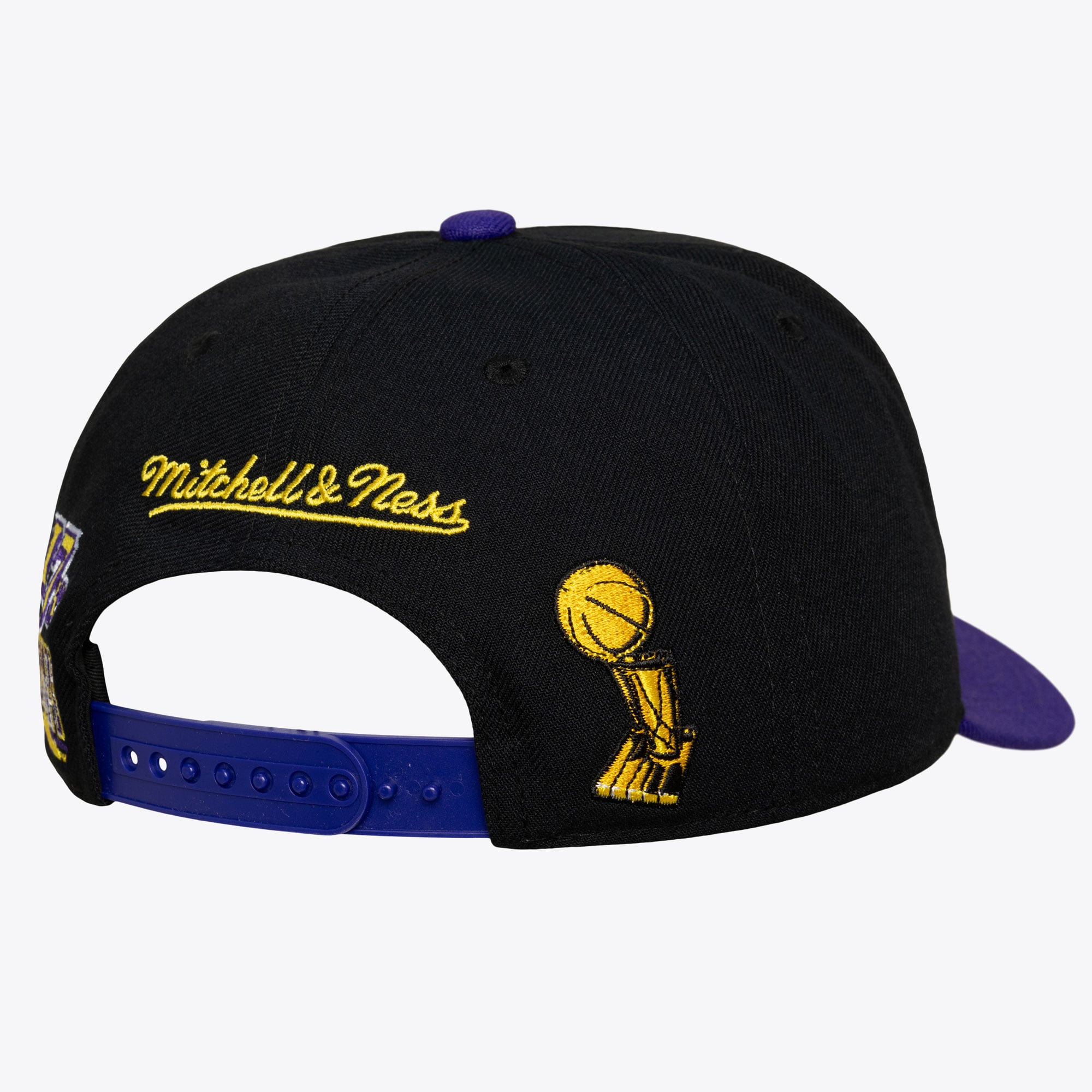 Men's Mitchell & Ness Black Los Angeles Lakers True Legacy Pro Snapback Hat