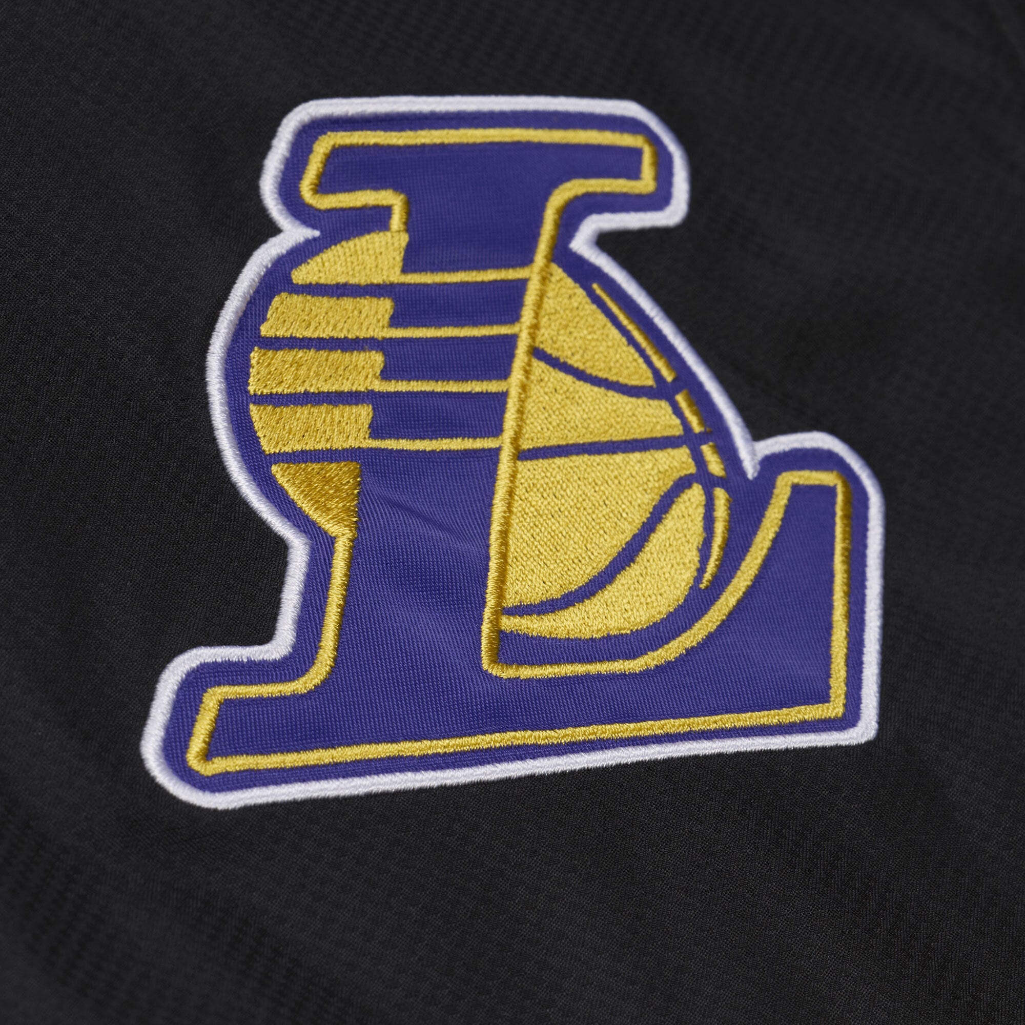 Veste coupe-vent demi-zip Mitchell & Ness Gold Los Angeles Lakers pour homme