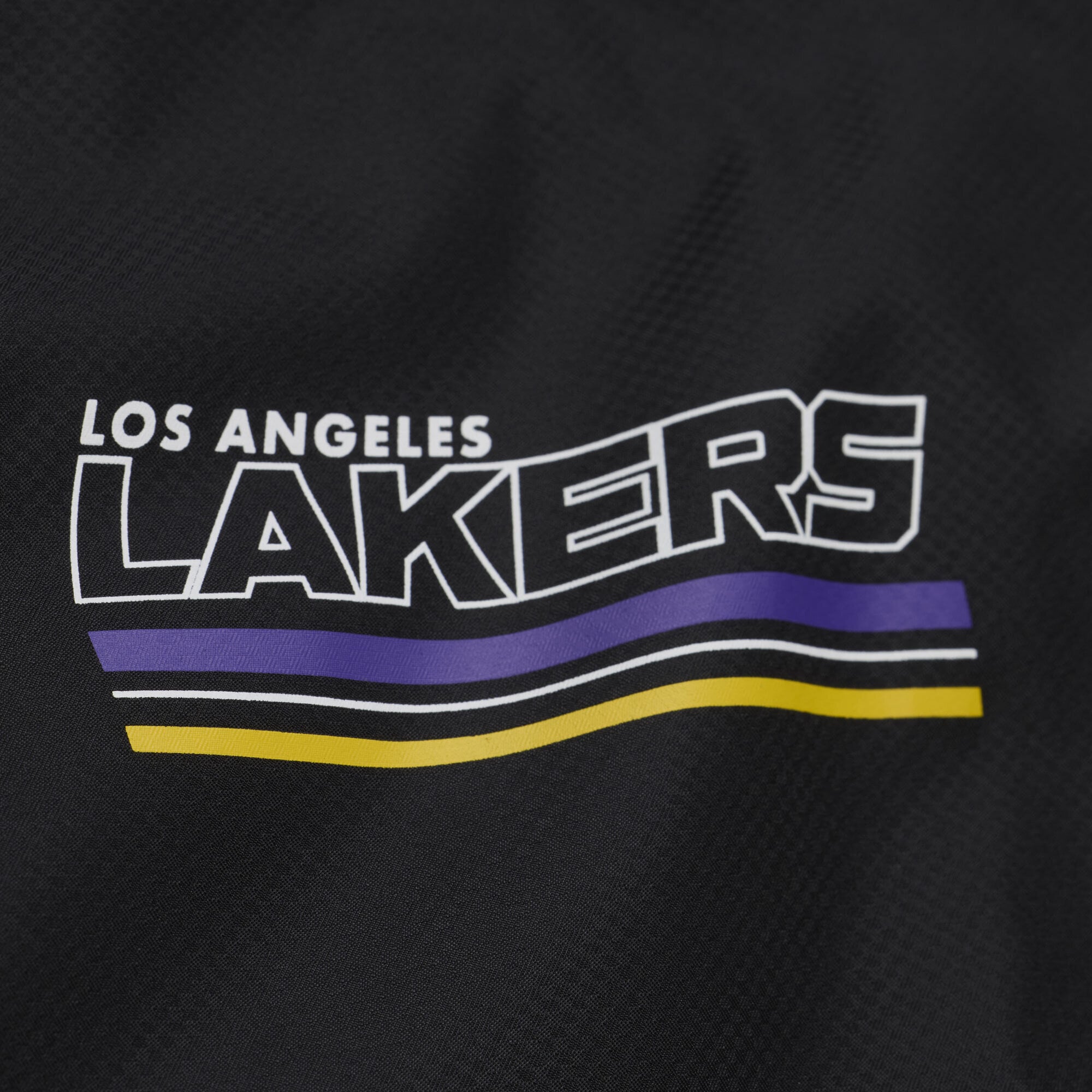 Veste coupe-vent demi-zip Mitchell & Ness Gold Los Angeles Lakers pour homme