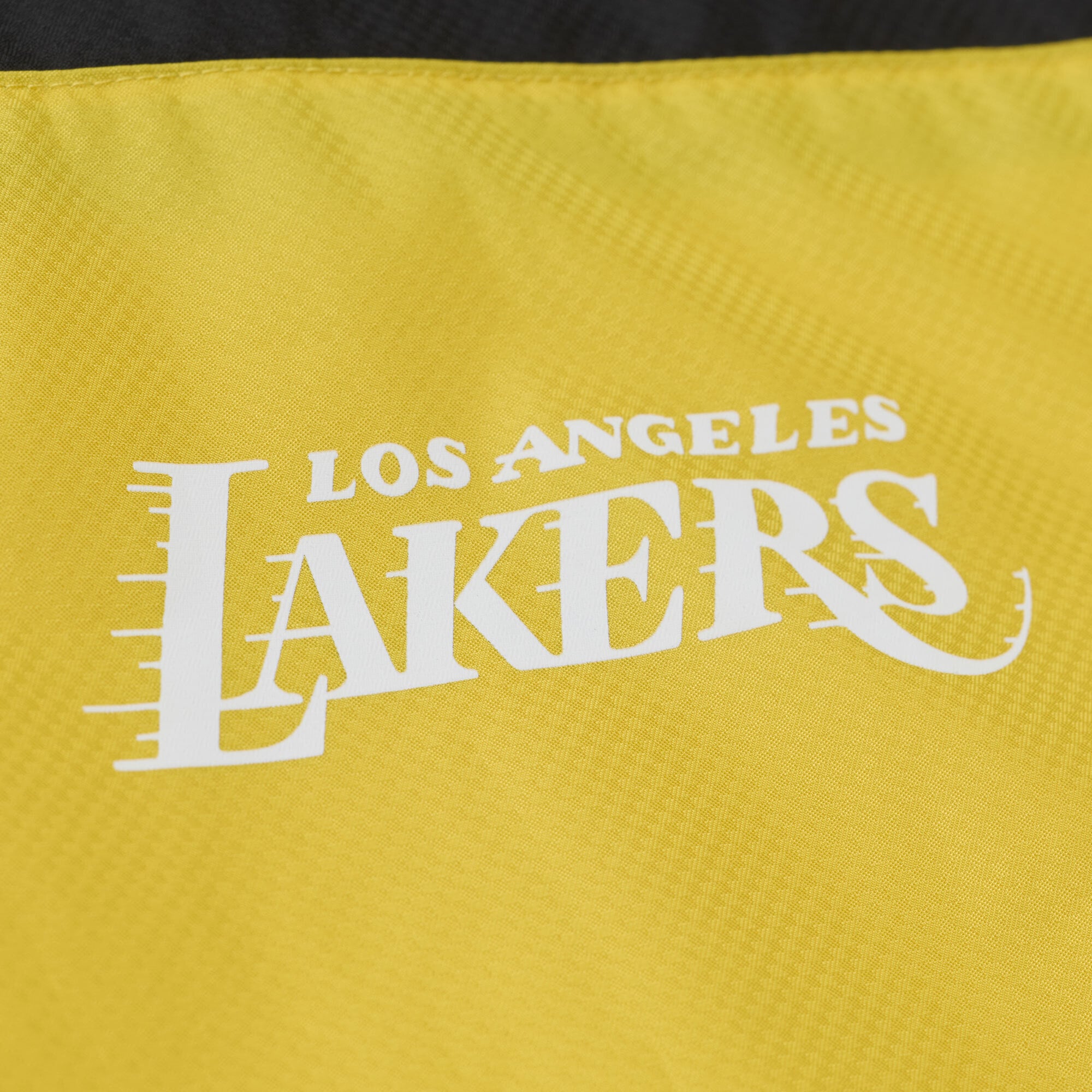 Veste coupe-vent demi-zip Mitchell & Ness Gold Los Angeles Lakers pour homme