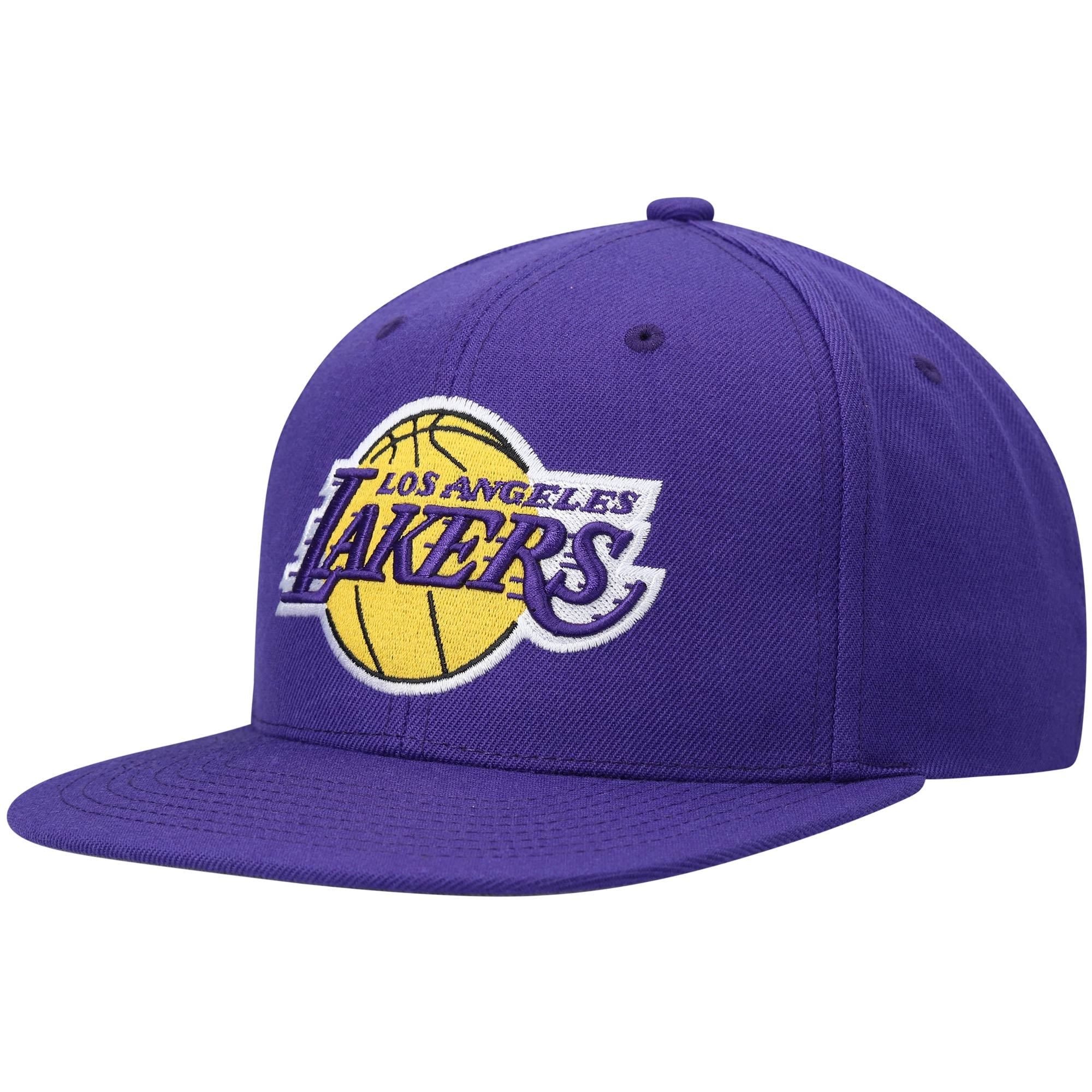 Men's Los Angeles Lakers Mitchell & Ness Purple Ground 2.0 Snapback Hat