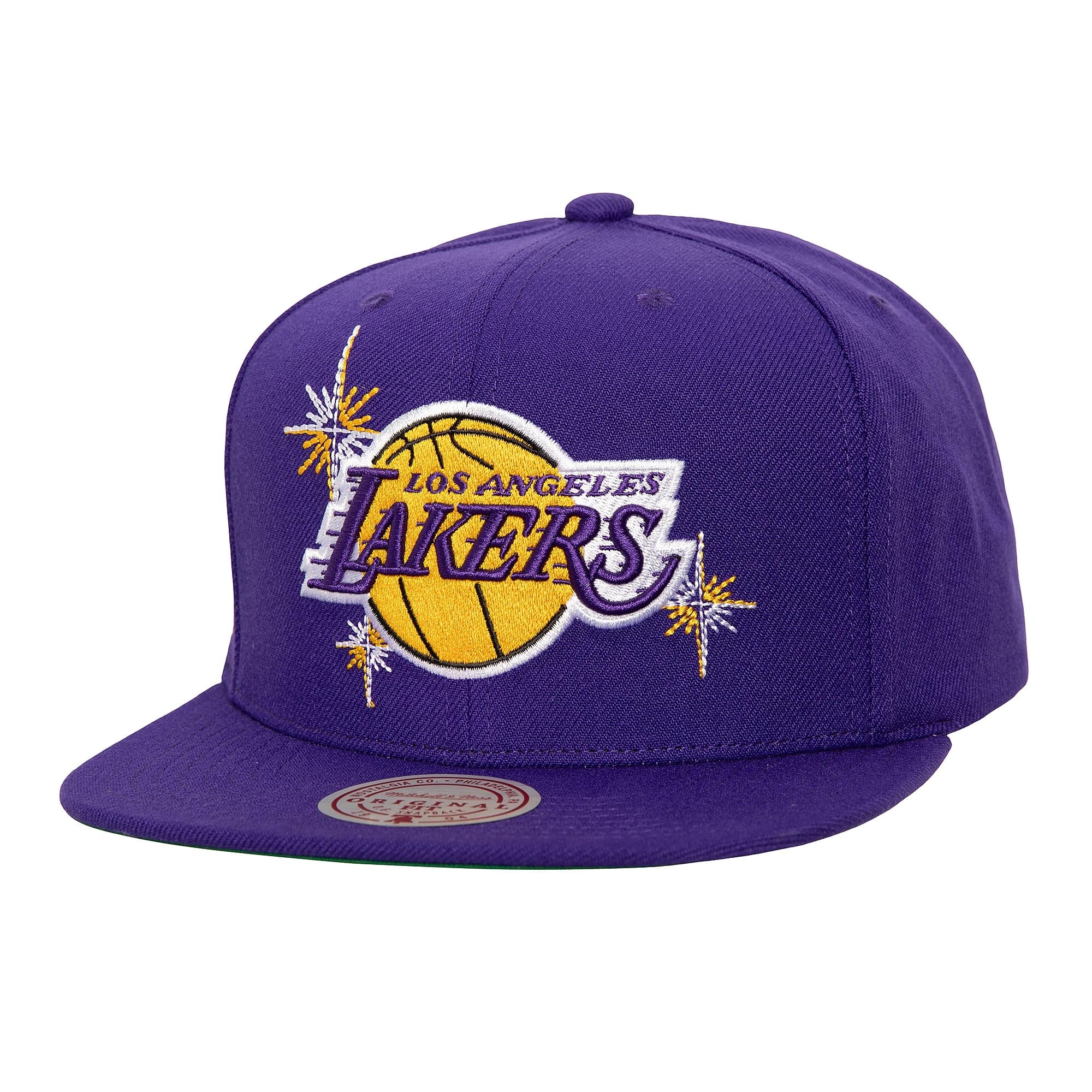 Men's Los Angeles Lakers Mitchell & Ness Purple Starlight Snapback Hat