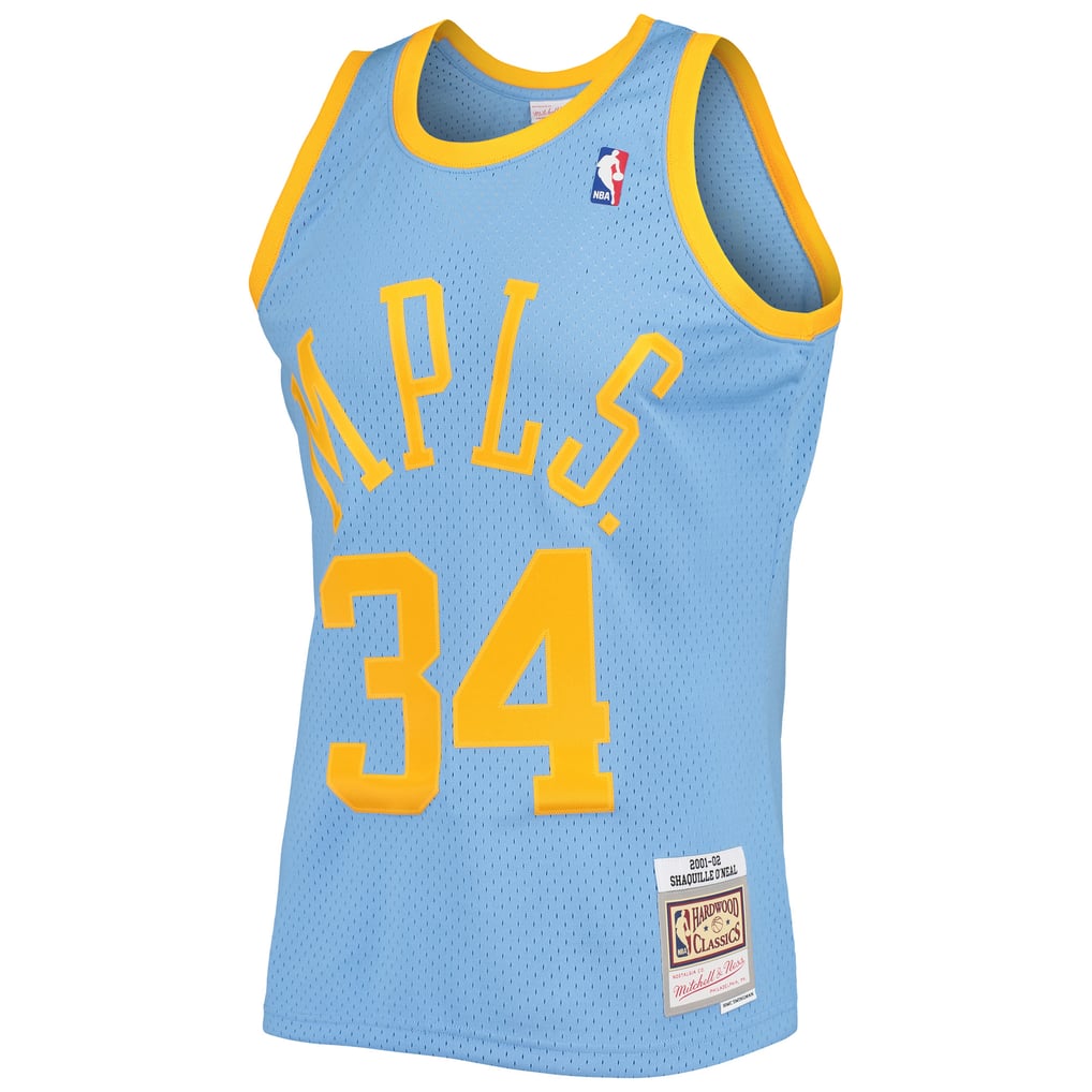 Maillot NBA Shaquille O'Neal Los Angeles Lakers – Taille XL Bleu Dégradé, Neuf Avec étiquette
