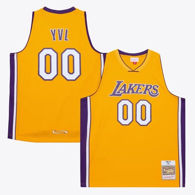 Los Angeles Lakers Mitchell & Ness x Playboi Carti 1999-00 Swingman Jersey - Gold