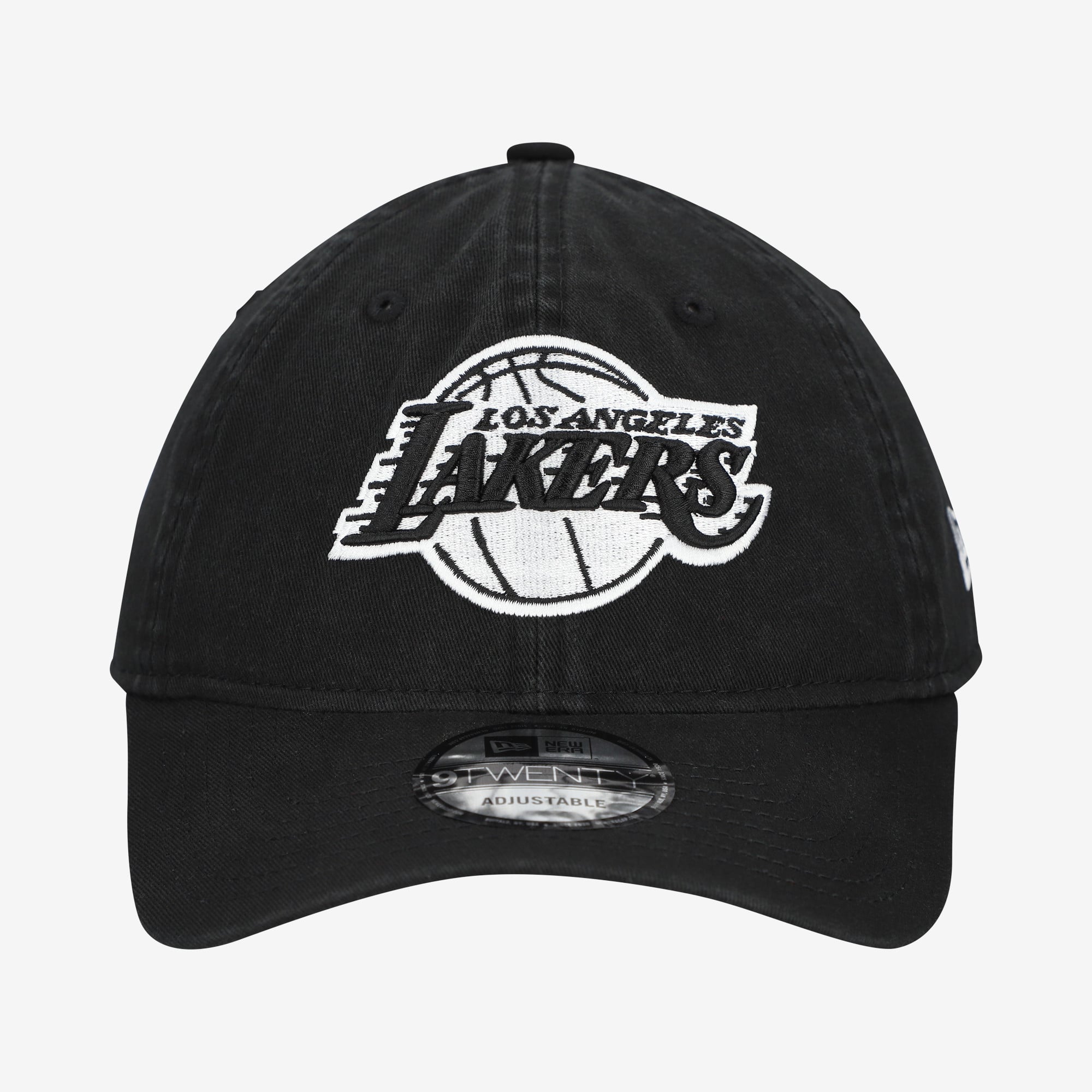 Men's New Era Black Los Angeles Lakers 9TWENTY Adjustable Hat